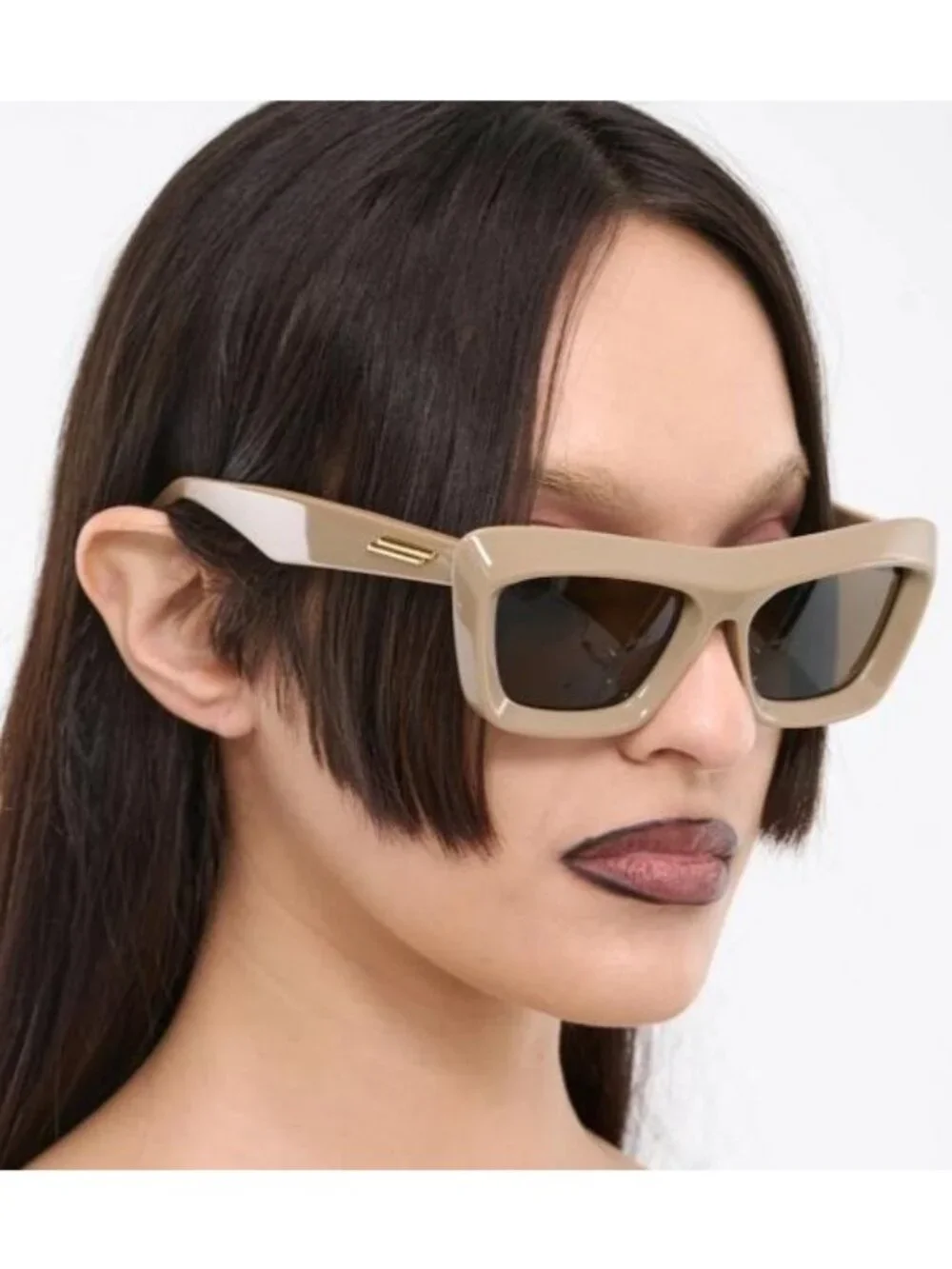 NEW BOTTEGA VENETA BV1283S 003 WOMEN BROWN SUNGLASSES